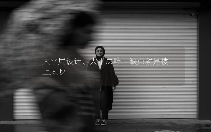 大平層設計、大平層唯一缺點就是樓上太吵